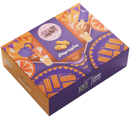 بسكويت برتقال 72 قطعة	