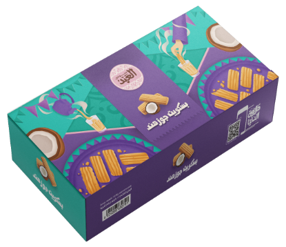 بسكويت جوز هند 36 قطعة	