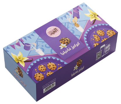 كوكيز العبد فانيليا 30 قطعة	