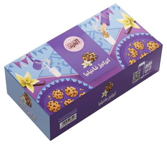 كوكيز العبد فانيليا 30 قطعة	