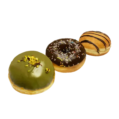 Value Packs Donuts 3 Pieces - عبوة السعادة و التوفير 3 قطع دونتس