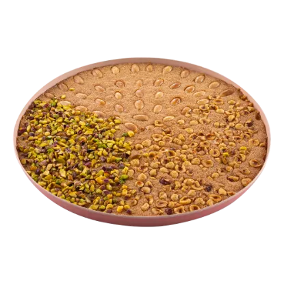 Nuts Basbousa Format Platter – Medium - طبق فورمة بسبوسة مكسرات - وسط