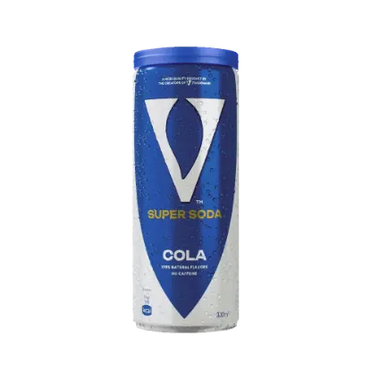 V Cola Super Soda Sparkling Drink - 300 ml - في سوبر صودا كولا مشروب غازي - 300 مل