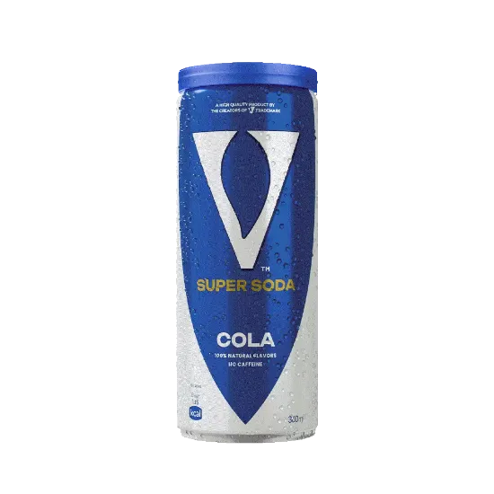 V Cola Super Soda Sparkling Drink - 300 ml - في سوبر صودا كولا مشروب غازي - 300 مل