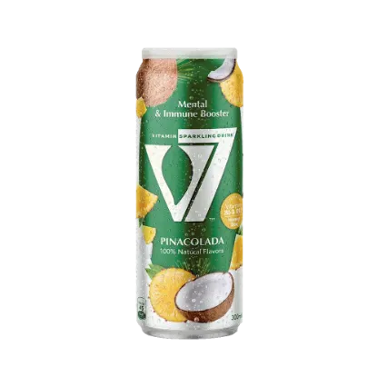  V7 Pina Colada Sparkling Drink - 300ml مشروب غازي V7 بنكهة بينا كولادا - 300 مللي
