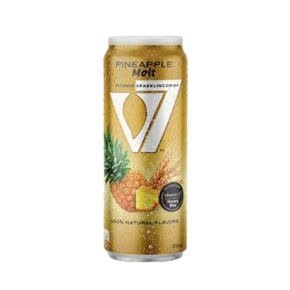V7 Pineapple Sparkling Drink - 300ml - مشروب غازي V7 بنكهة الأناناس - 300 مللي